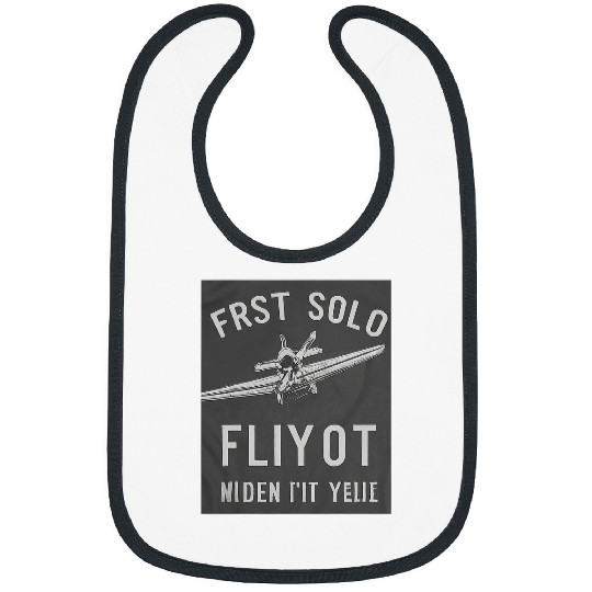 New Pilots First Solo Flight Bibs