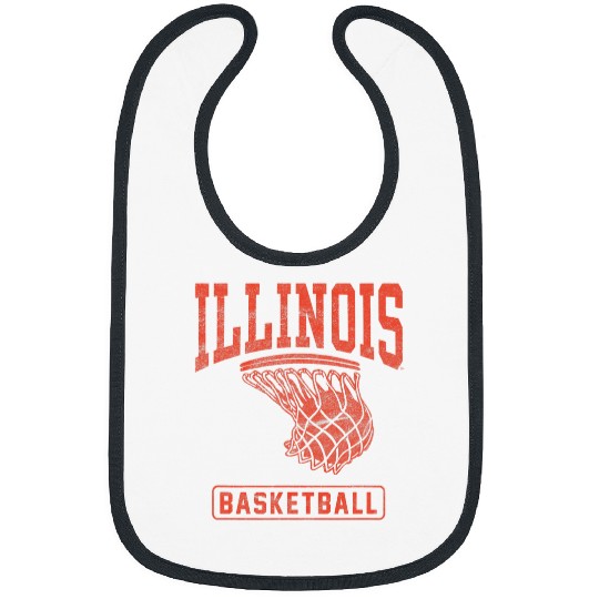 Funny Basketball University of Illinois Fighting Illini Bibs