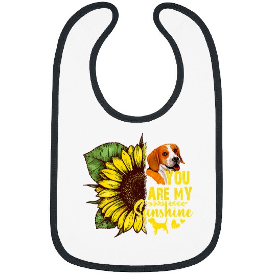Beagle Pet You Are My Sunshine Funny For Men Women 75 Bibs