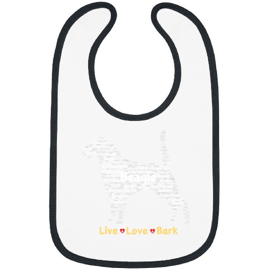 Beagle Pet Lover for Women Men Mom Dad Friend 142 Bibs