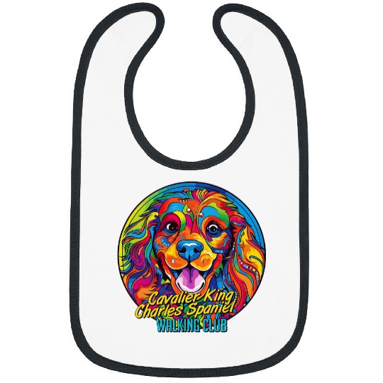 Cavalier Pet Graffiti Cavalier King Charles Spaniel Walking Club Bibs