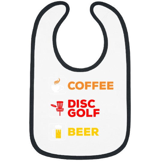 Sport DiscGolf Beer Disc Golfing Coffee Disc Golf Beer Bibs