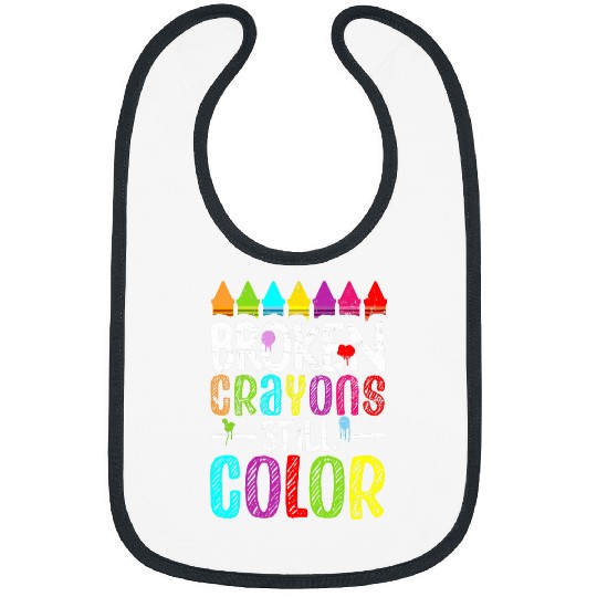 Broken Crayons Still Color Mental Health Matters Awareness Bibs