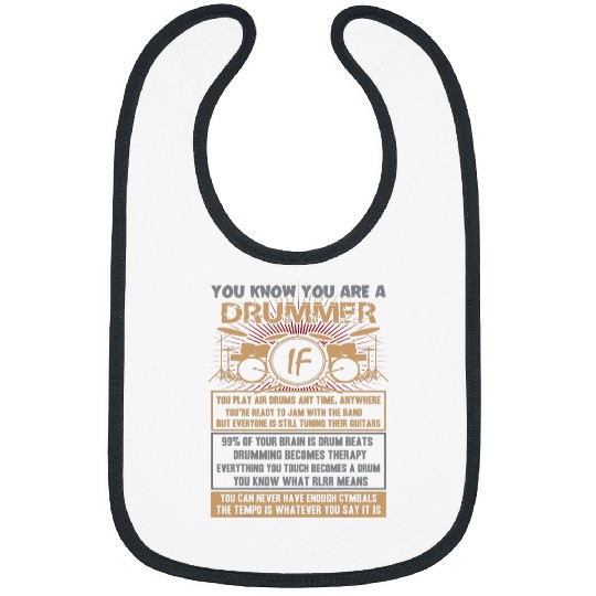 Funny Drummer Funny Drummer Definition Drums Percussion Bibs