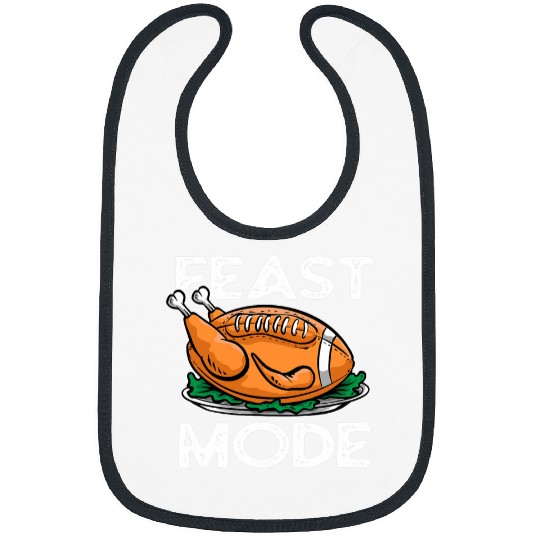 Sport American Football Lacrosse Gift Feast mode american football thanksgiving turkey Bibs
