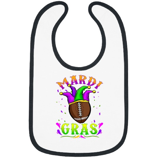 Sport American Football Mardi Gras Carnival Festival Men Women Kids Bibs