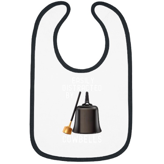 Funny Drummer Bell More Cowbell Vintage Funny Drummer Cowbell Funny 24 Bibs
