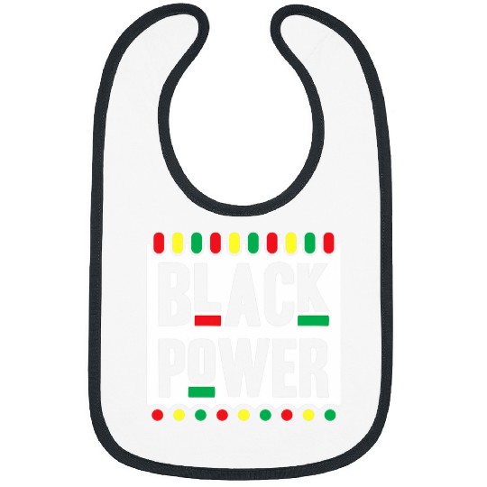 Black Power Black History Month Bibs