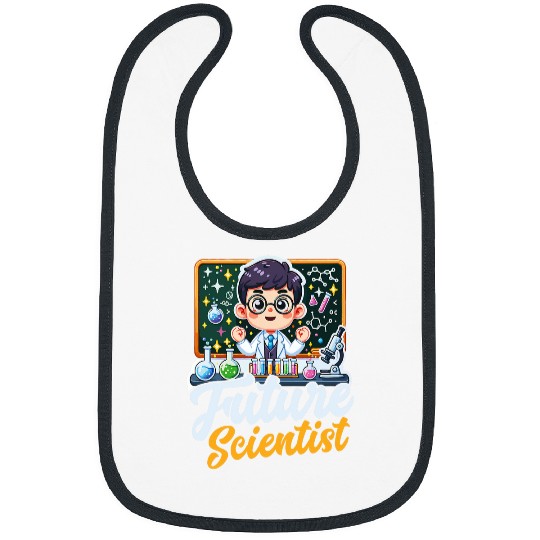 Future Scientist Student Science Fair Boy Girl Scientist Bibs