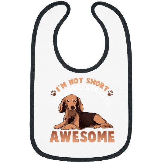 Dachshund Pet s Funny Brown Wiener 450 Bibs
