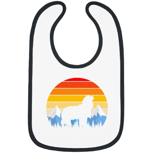 Cavalier Pet Vintage Retro Cavalier King Charles Spaniel Bibs