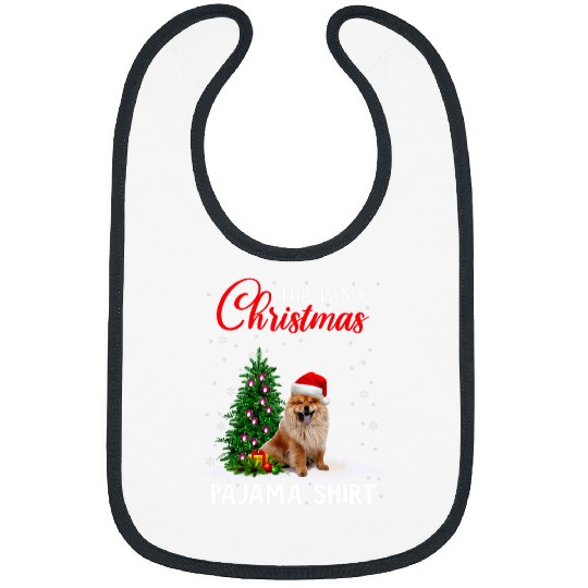 Chow Chow Pet This Is My Christmas Pajama Chow Chow xmass Dog Lover 2 Bibs