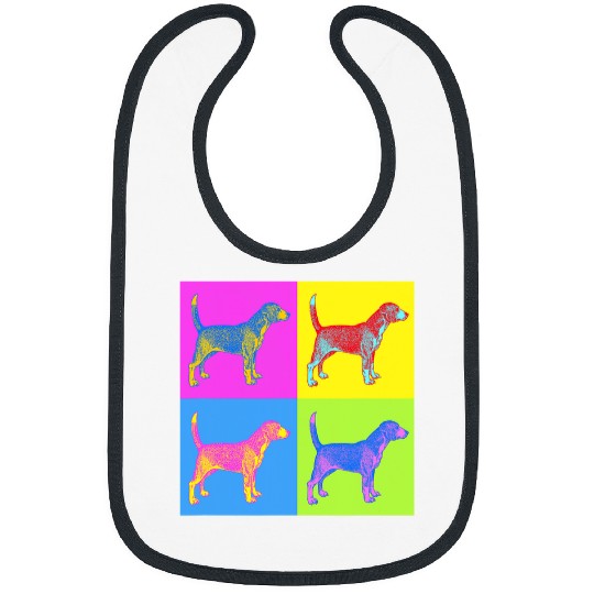 Beagle Pet Pop Art Victorian Style Bibs