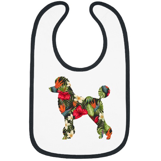 Poodle Pet Summer Tropical Floral Print Flower Hawaii Men Girl 149 Bibs