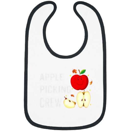 Funny Apple Picking Crew Apple Harvest Outfit Fall Autumn Bibs