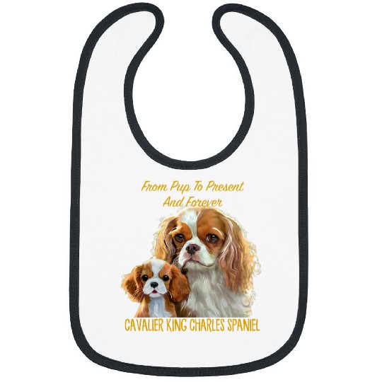 Cavalier Pet I Love My Cavalier King Charles Spaniel Dog 1 Bibs