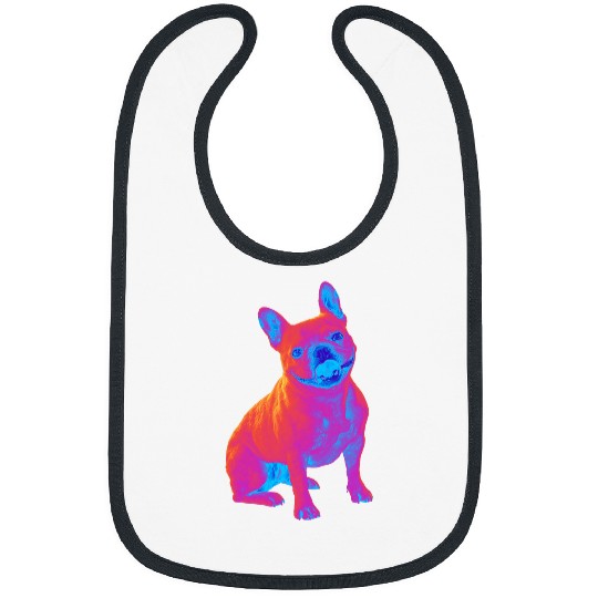 French Bulldog Pet American Bulldog Color Pop Bibs