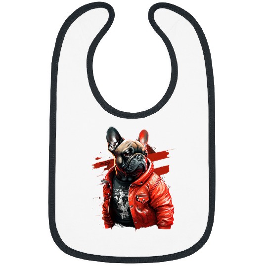 French Bulldog Pet Adorable French Bulldog for French bulldog Lovers Bibs