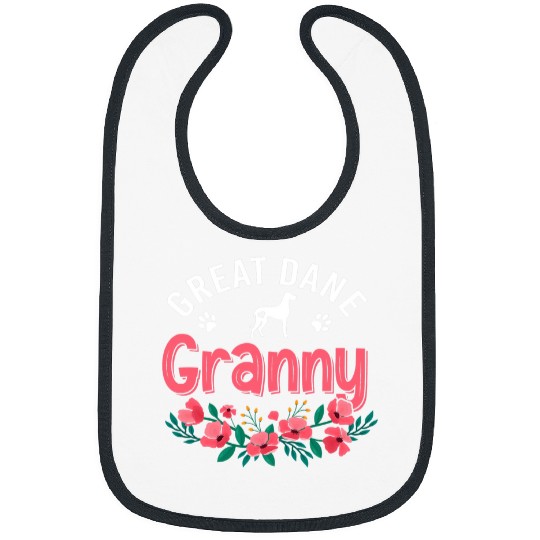 Great Dane Pet Granny Dog Gifts Womens Dog Lover Owner Christmas 202 Bibs