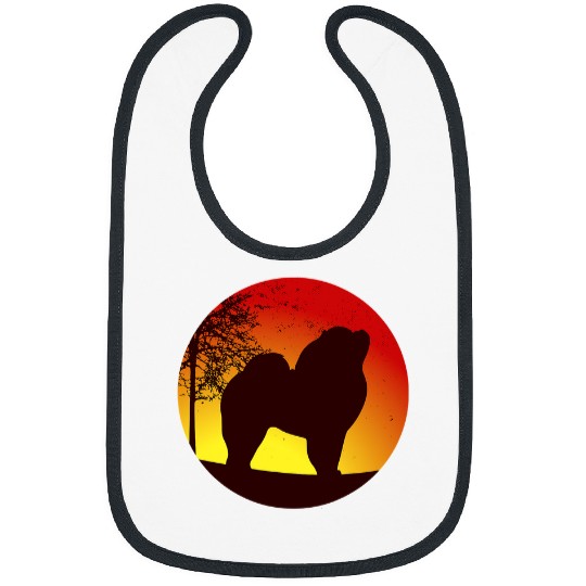Chow Chow Pet Retro 4 8 Bibs