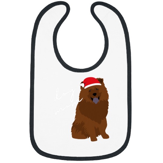 Chow Chow Pet Red Chow Chow Dog Mom Christmas Bibs