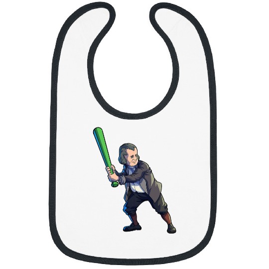 Sport Softball Ben Franklin 4th Of July Men Boy Softball 1 Bibs