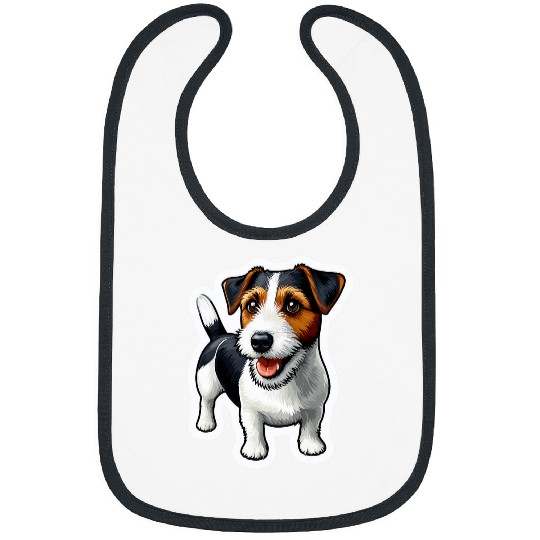 Jack Russell Pet Rough Tri Puppy 3 Bibs