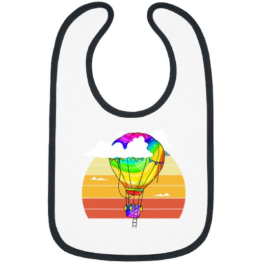 Hot Air Balloon Adventurer Aviator Pilot 1 Bibs
