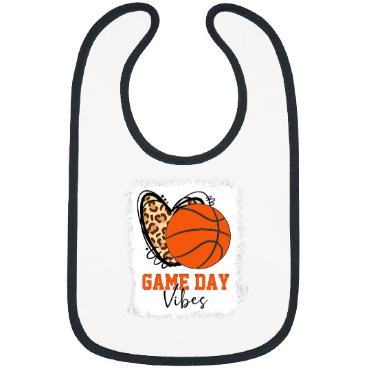 Funny Basketball Coachs Bleached Basketball Game Day Vibes Basketball Mom Game Day 94 Bibs