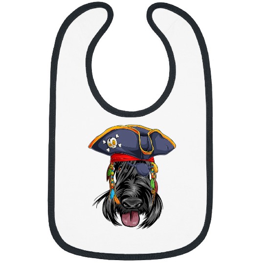 Scottish Terrier Pet Pirate Funny Scottie Dog 27 Bibs