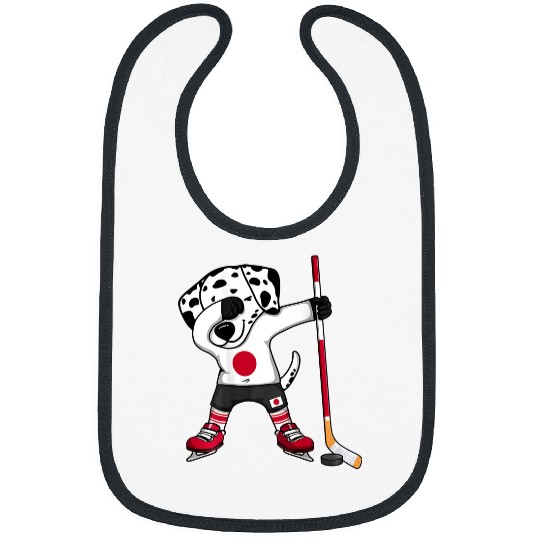 Sport Hockey Dabbings Dalmatian Japan Ice Hockey Fan Jersey Japanese Sport Bibs
