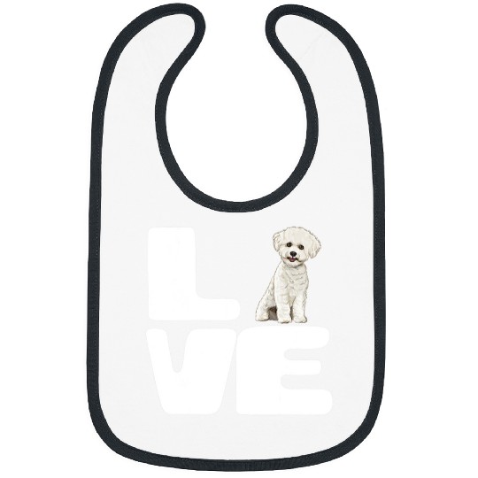 Bichon Pet Frise Jaime Mon Bichon Frise LAmour Love Bibs