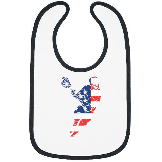 Sport Lacrosse Gift Hobbyist Bibs