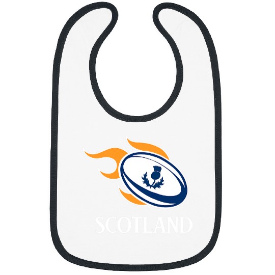 Sport Rugby Scotland Rugby Scottish Rugby Ball With Flames Bibs