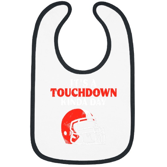 Sport American Football Its Touchdown Kinda Day American Sunday Football Event Show Bibs