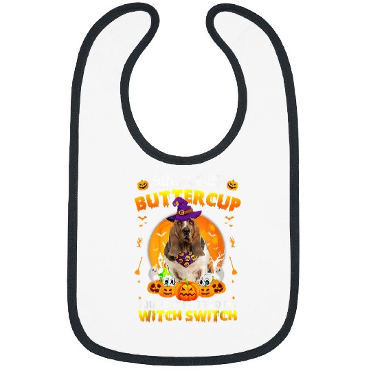 Basset Hound Pet Buckle Up Buttercup Halloween Costume 305 Bibs