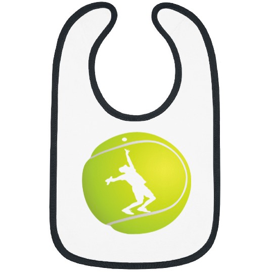 Sport Tennis Player Ball Racket Sport Tennis Racquets Bibs