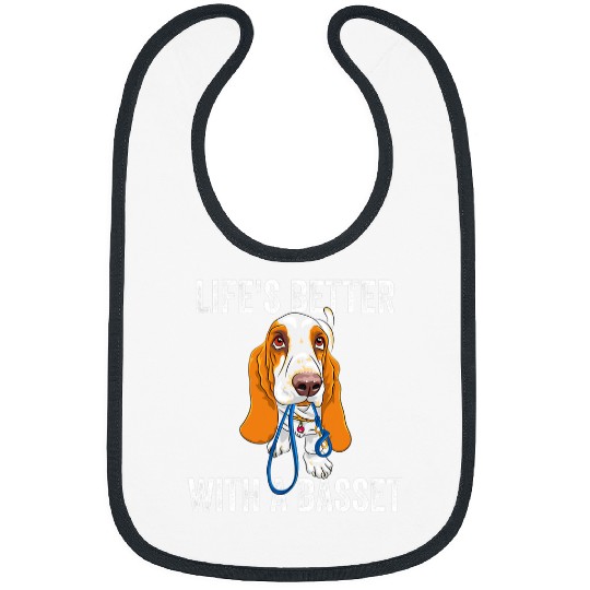 Basset Hound Pet 66 Bibs
