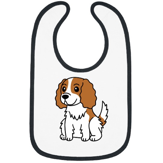 Cavalier Pet Illustrated Cavalier King Charles Spaniel Bibs
