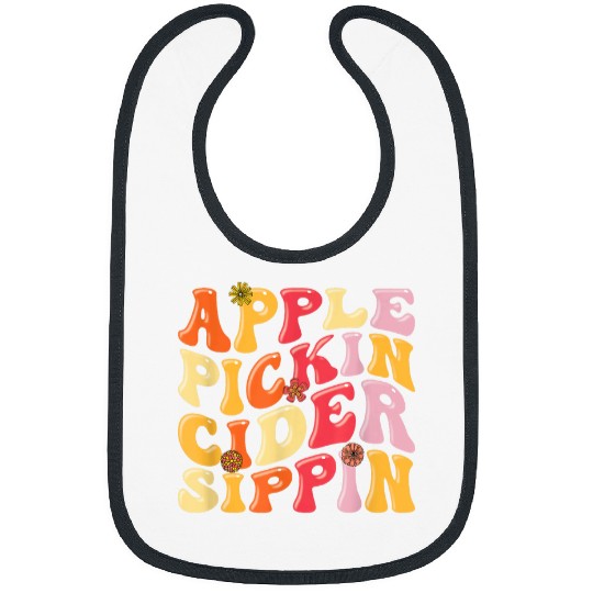 Apple Cider Fruit Picker Harvest Season Funny Apple Picking Bibs