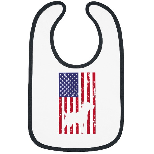 Jack Russell Pet Patriotic All American USA Flag Lovers 39 Bibs