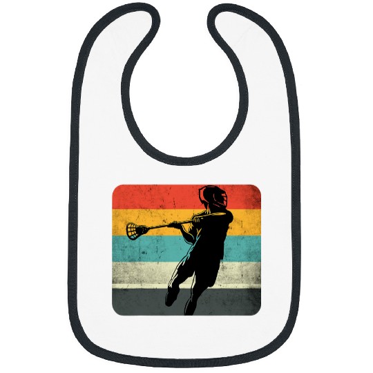 Sport Lacrosse vintages Retro Lacrosse Player Boys Lacrosse Bibs