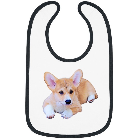 Corgi Pet Dog Lover Cute Puppy Dog for Girl Women Pembroke Bibs