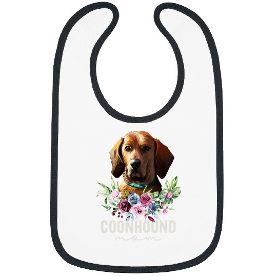 Coonhound Pet Redbone Coonhound Gifts Dog Mom Bibs