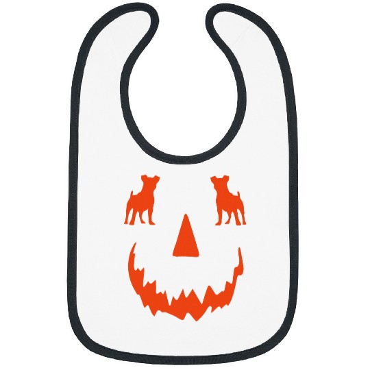 Jack Russell Pet pumpkin Jack Russell Terrier halloween Bibs