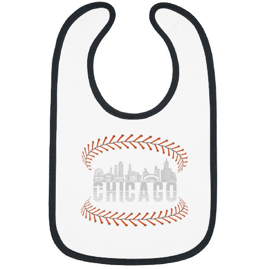 Sport Baseball Chicago Tee for Women Men Chicago Bibs