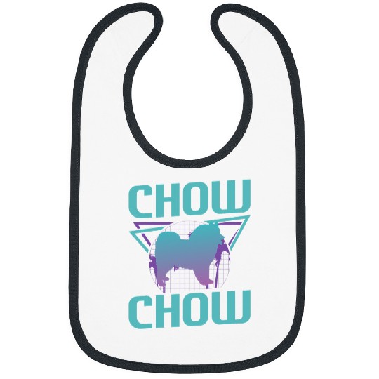 Chow Chow Pet Retro Chow Chow Bibs