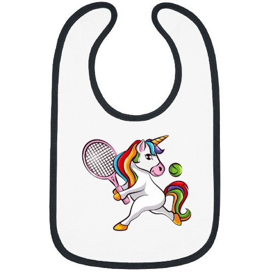 Sport Tennis Unicorns Tennis Unicorns tennis player girl 1 Bibs