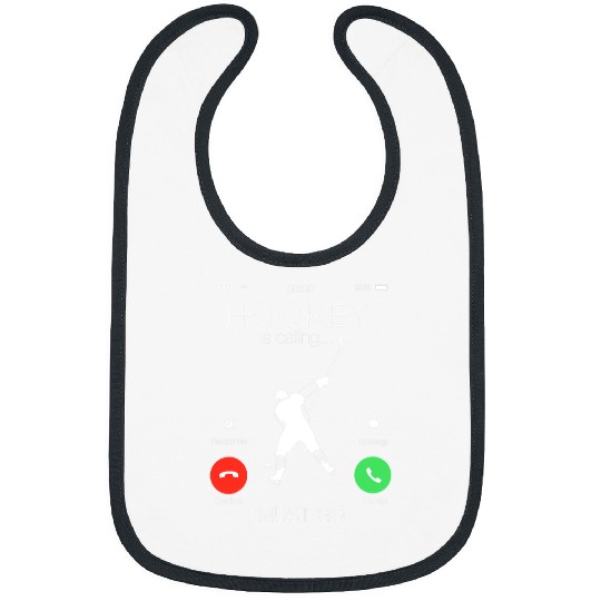 Sport Hockey is Calling I Must Go Phone Screen Bibs