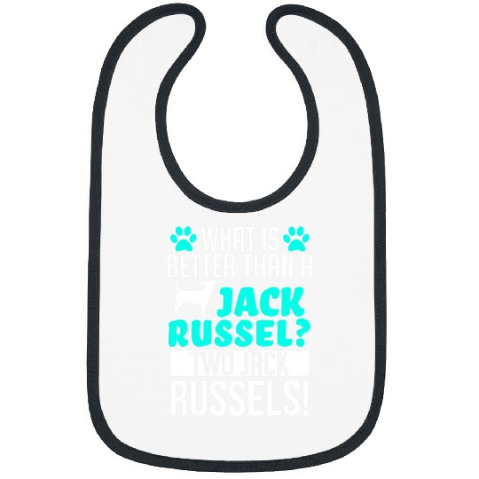 Jack Russell Pet What Is Better Than A Jack Russel Two Dog Bibs